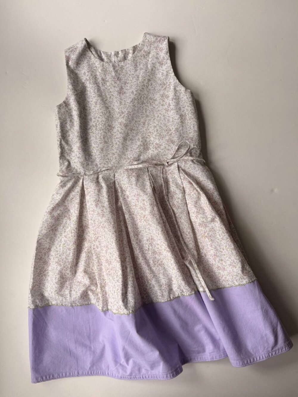 Isabel Garreton Purple Floral Print Dress